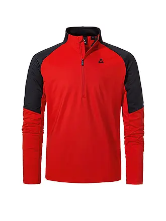 SCHÖFFEL | Herren Unterzieh Zipshirt Style Safoon | rot